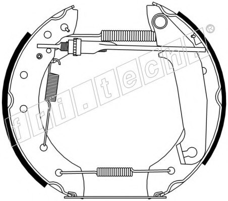 fri.tech. 16206 Brake Shoe Set